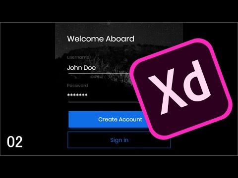 Adobe XD | Design Mobile App Login Screen