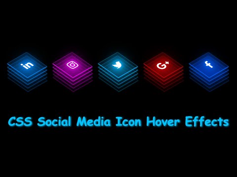 CSS Icon Hover Effects | How to Make Icon Animation on Website