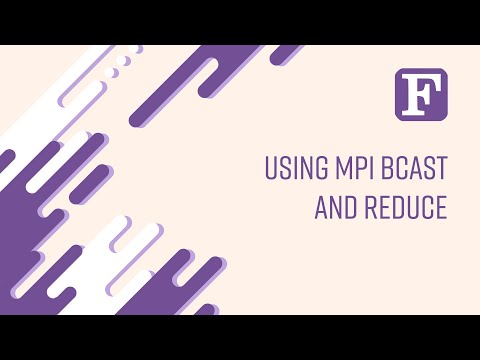 Fortran: Using MPI BCAST and REDUCE