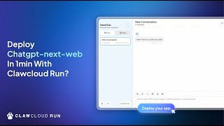 Best AI tool? Use #CLAWCLOUD Run# to deploy #chatgpt for #free
