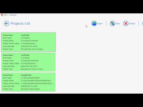 DesSoft DDES - Projects List