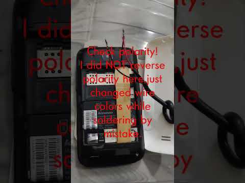 Turnon old smartphone with No Battery or if you cant find a suitable battery. #DIY phone hack