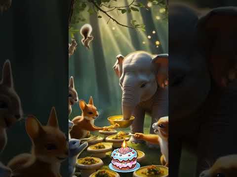 Happy Birthday to you 👶🏻🥳 #happybirthday #cute  elephant#ai #aiart  #viral_video #cuteanimals  #fup