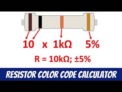 Resistor Color Code Calculator with Examples