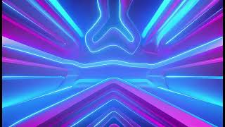 Firefly Blue & Pink Neon Shapes VJ Loops HD 4K | VJ Loops HD 4K Animation Loop | Siddam Bharat
