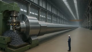 Inside The Heavy Duty CNC Machining & Forging Plant. Modern Heavy Machinery & Equipment In Working