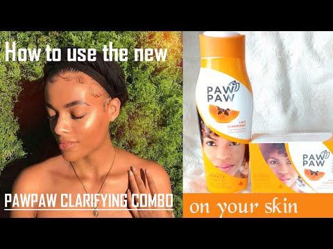 Pawpaw Clarifying Lotion. Pawpaw skin lightening combo. Honest review. #2020 #pawpawlotion.