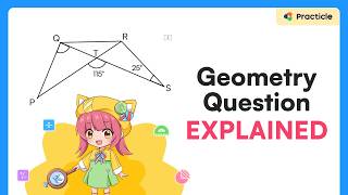 Geometry angle question explained | Grade 5 math