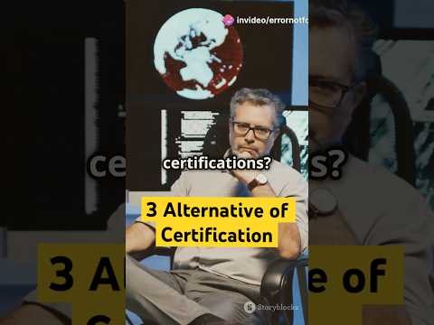3 Alternative of Certification #coding #softwareengineer