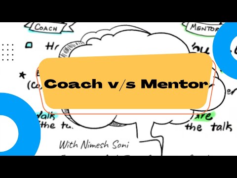 Coach vs Mentor #agileCoachingToolbox
