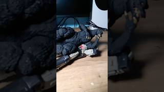 Godzilla attack...😂😂😂 #godzilla #stopmotion #transformerscar