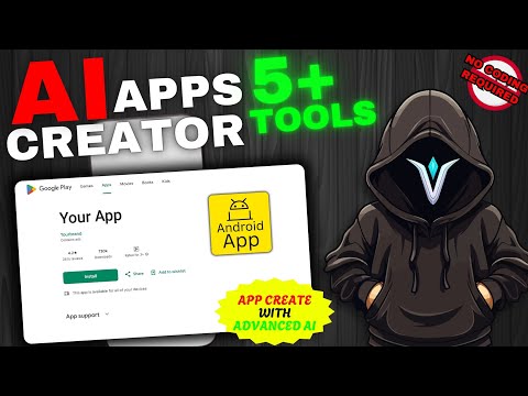 APP CREATION : Create Your Own App With 5+ AI Tools | Just with Drag And Drop Features