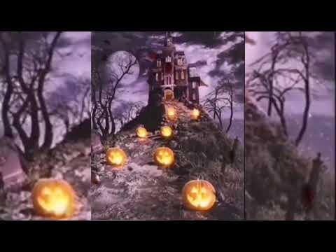 helloween coming AUTUMN RAIN ON castle AMBIENCE: Rain,Creaking foliage...