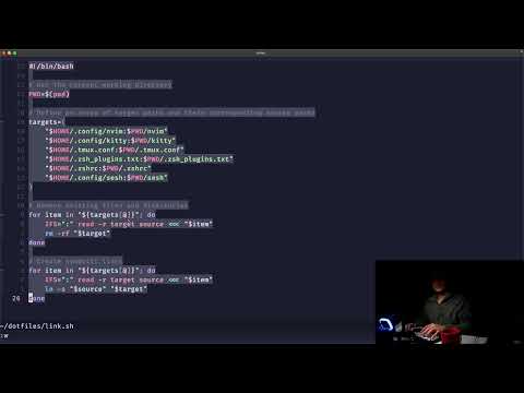My super simple dotfiles management script