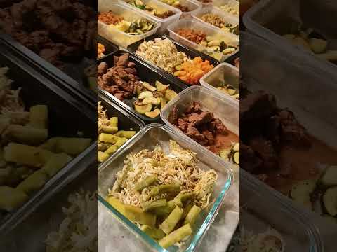 contest prep meal haul