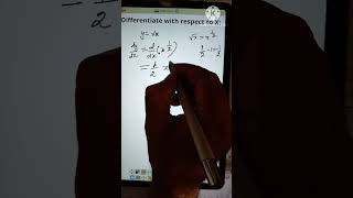 Differentiate: √x.               #math #continuity and differentiability class12