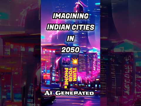 Indian cities in 2050 🤩❣️ generated using Ai 🔥 #ai #leonardoai #shorts #midjourney #india
