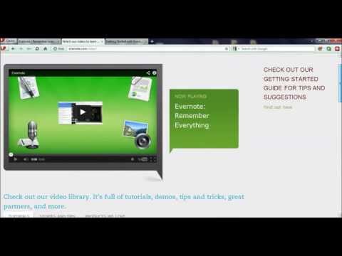 Video Tour: Evernote's Buried Treasure... Video Tutorials!