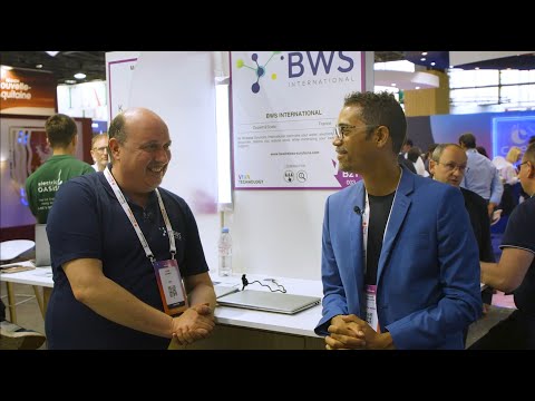 Maroane Abdallaoui (Mind the Bridge) at VivaTech 2025 with Be Wireless Solutions