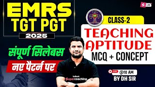 EMRS Teaching Aptitude Marathon Class 2025 | Complete EMRS Teaching Aptitude Concepts & MCQs By DH