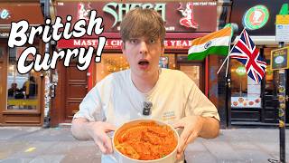 AMERICAN tries BRITISH-INDIAN Food in LONDON!!!