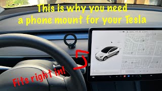 This Might Be The Best Phone Mount For Your Tesla! And Yes, You Want A Mount. Andobil MagSafe Review