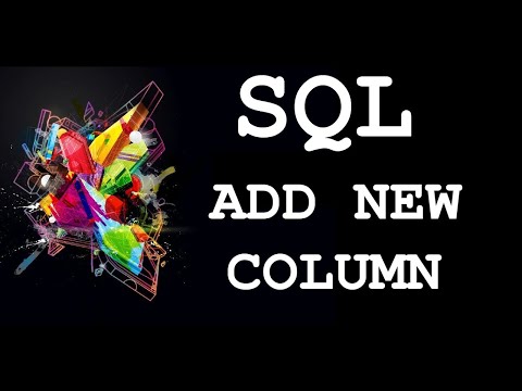 SQL: Add New Column Using Alter Statement