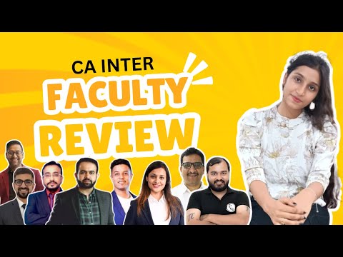 Best Faculty For CA Inter | #1 teacher as per CA Rankholders | CA Inter Best Faculty
