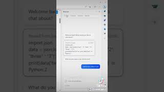 Bing Copilot rewrite code example #ai #copilot #chat #code #microsoft #bing