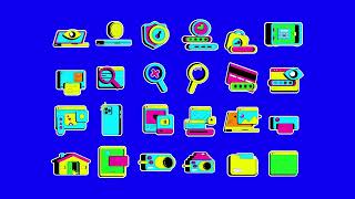 Neo Brutalism Lottie Animation Pack