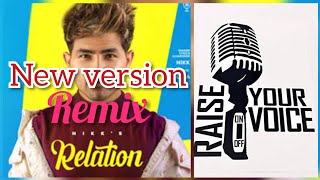 Relation : Nikk|| New version|| Top voice|| Remix song|| latest hindi song|| M Studio