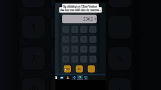Simole calculator with the help of HTML CSS and JavaScript ...😉 #coding #webdevelopment #javascript