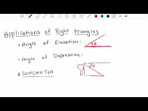 Applications of Right Triangles