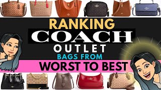 ❓👜 Ranking COACH OUTLET BAGS from WORST to BEST 👜 (2025 Edition!) ❓#coachhandbag #coachoutlet