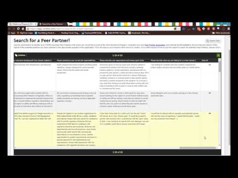 SQA Mentoring Program: Peer Partner Search
