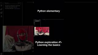 Python elementary- python exploration #1