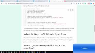 What is Specflow ? Important terms used BDD automation.