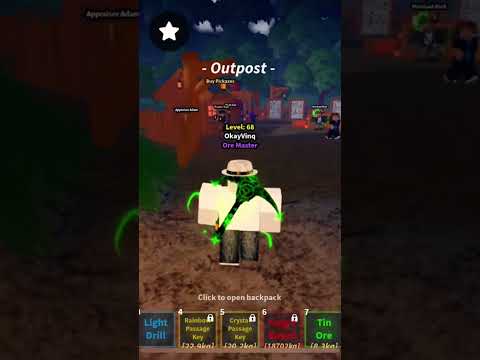 The SECOND Best PICKAXE in Roblox MINES! #roblox #ytshorts #shorts #mines