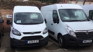Selection of used vans for sale