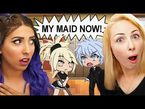 His PERSONAL MAID?! 🧹🖤 | Gacha Life Story Reaction (GLMM)