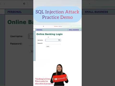 Practical Demo of SQL Injection #viral #cybersecurity
