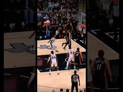 Bam Adebayo Puts Wemby on a Poster! 🔥💪#shorts