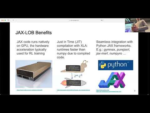 JAX-LOB: A GPU-Accelerated limit order book simulator / Peer Nagy