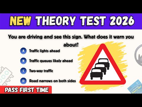 Theory Test 2026 UK | Latest DVSA Driving Theory Test Revision – 50 Questions | Pass First Time
