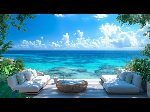 Morning Jazz – The Sound of Waves Blending with Bossa Nova to Lift Your Spirits