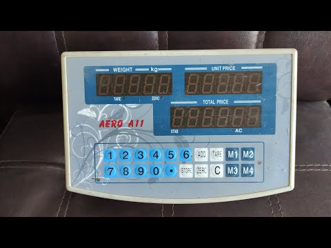 Master Scale Aero A11 Prime Price indicator Calibration 20gx300kg