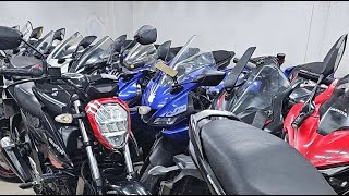 অবিশ্বাস্য দামে ২০২৪ / ২০২৫ মডেলের বাইক 😱 R15 V3 মাত্র ২ লাখ ৭০ / R15 V4 ৩ লাখ ৯০ 🏍️🔥
