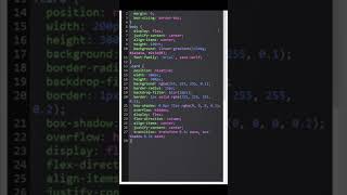 Animated Profile Card with HTML & CSS | Interactive Hover Effect #shorts