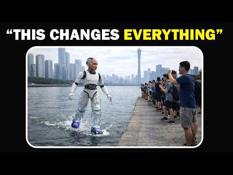 China’s New Shape Shifting AI Robot Walks on Water, Flies and Swims