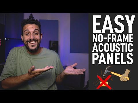 I made the easiest DIY acoustic panels ever!